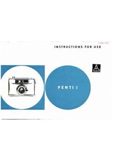 VEB Pentacon Penti manual. Camera Instructions.